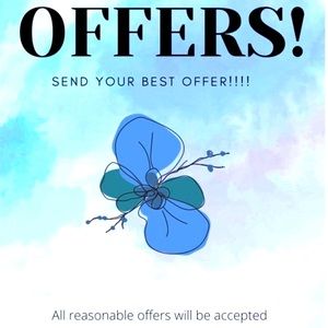 OFFERS!! Like it but don’t like the price, make me an offer ☺️